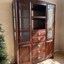 Wood Storage Cabinet
