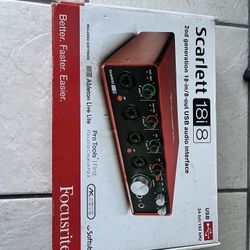 Focusrite Scarlett 18i8 Gen 2 Audio Interface USED