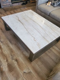 Marble coffee table