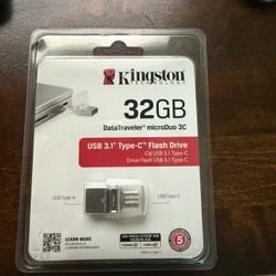 Kingston 32GB USB-C Flash Drive – High Speed, Like New! $9 🚀