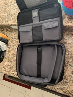 Multiple storage laptop carrying case