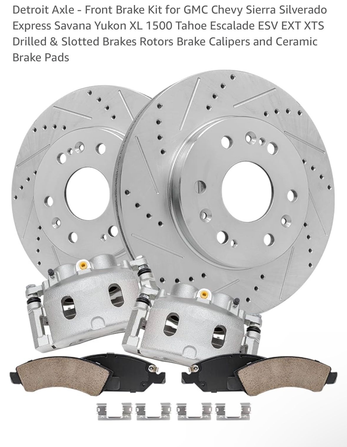 Front Break Discs, Rotors and Break Pads