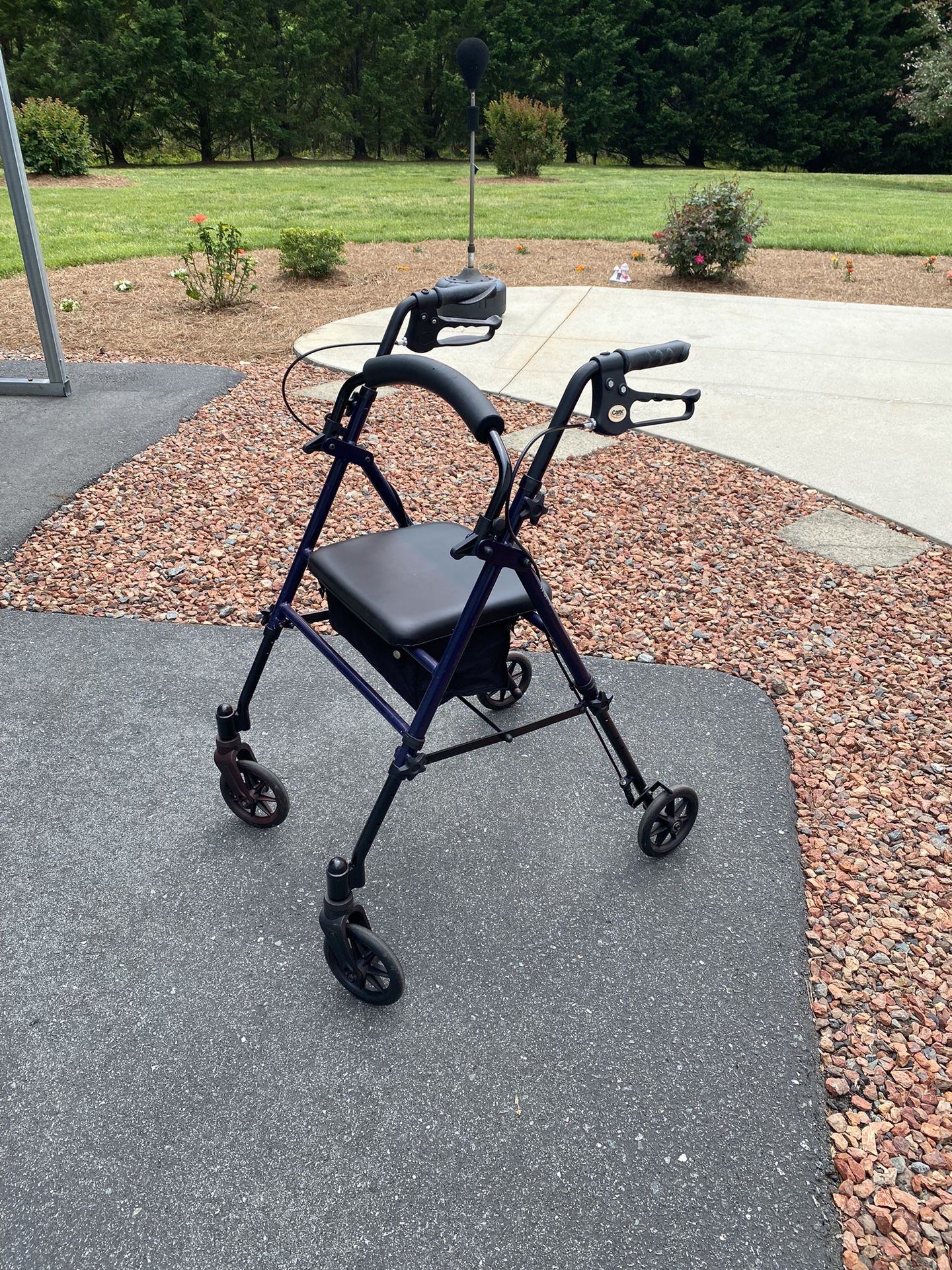 Walker With Seat And Storage Underneath