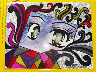 I beautiful art design I made myself👩‍🎨