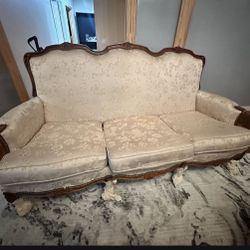 Couch And 2 Chairs Made In Italy.  