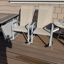 Outdoor Chairs And Sliders
