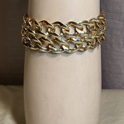 Gold Tone Chain Link Bracelet