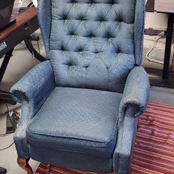 Antique Blue Recliner