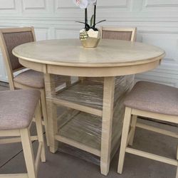 Beautiful Farmhouse Dining Table Set New 