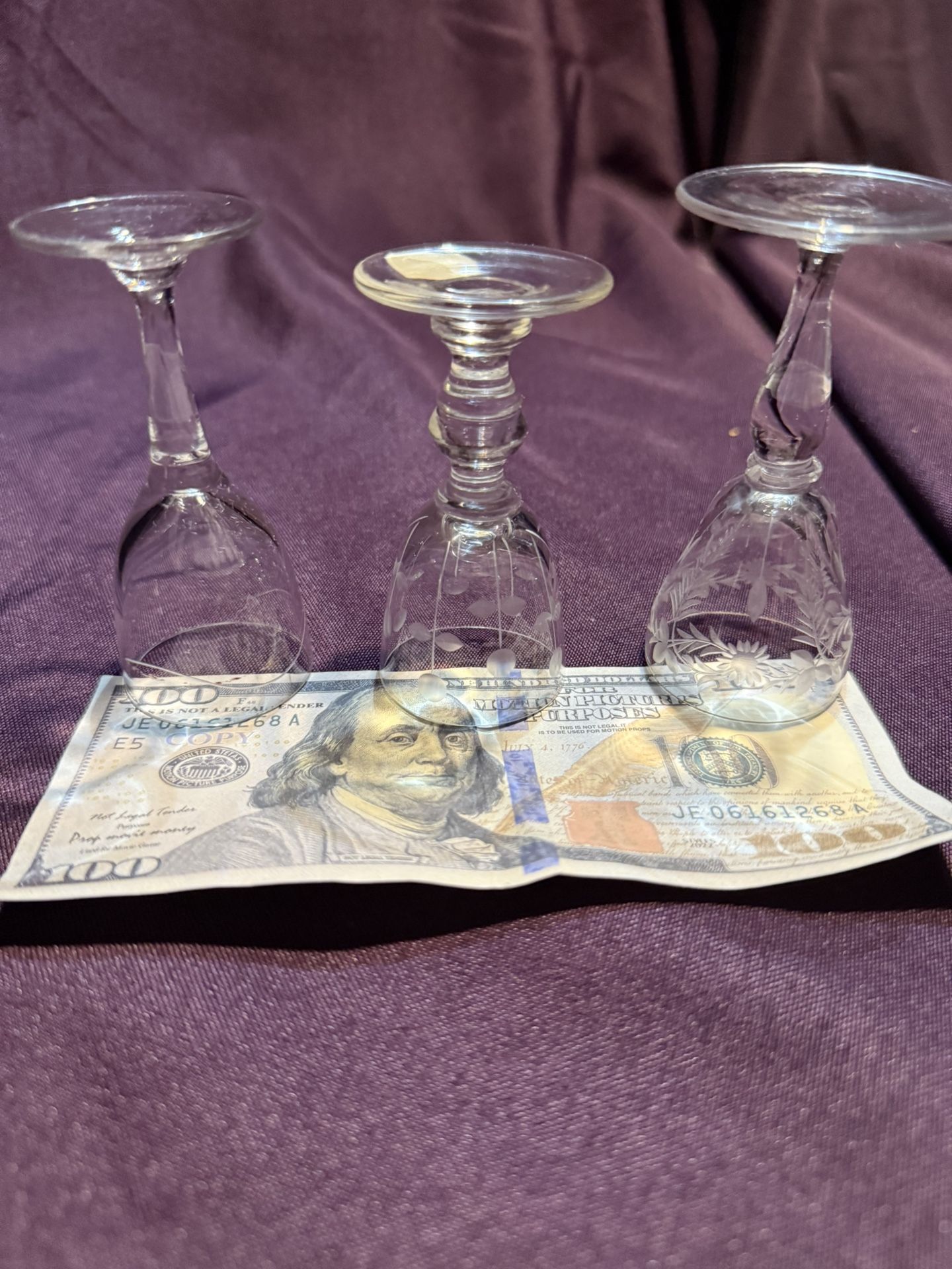 crystal shot glasses