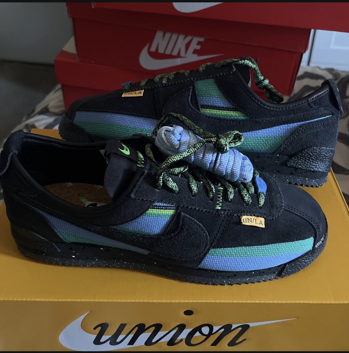   Nike x Union Cortez Off Noir $160/obo