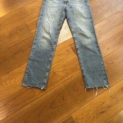 AG Adriano Goldschmied Alexxis High Waist Straight Leg Jeans