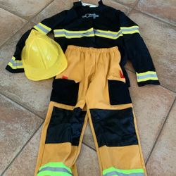 Traje De  Bombero Talla 12 A 14