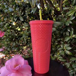 New Starbucks Dragonfruit Coral Pink Summer Venti Tumbler