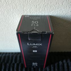 Panasonic Lumix S 50mm F1.8 L Mount Lens - BRAND NEW!
