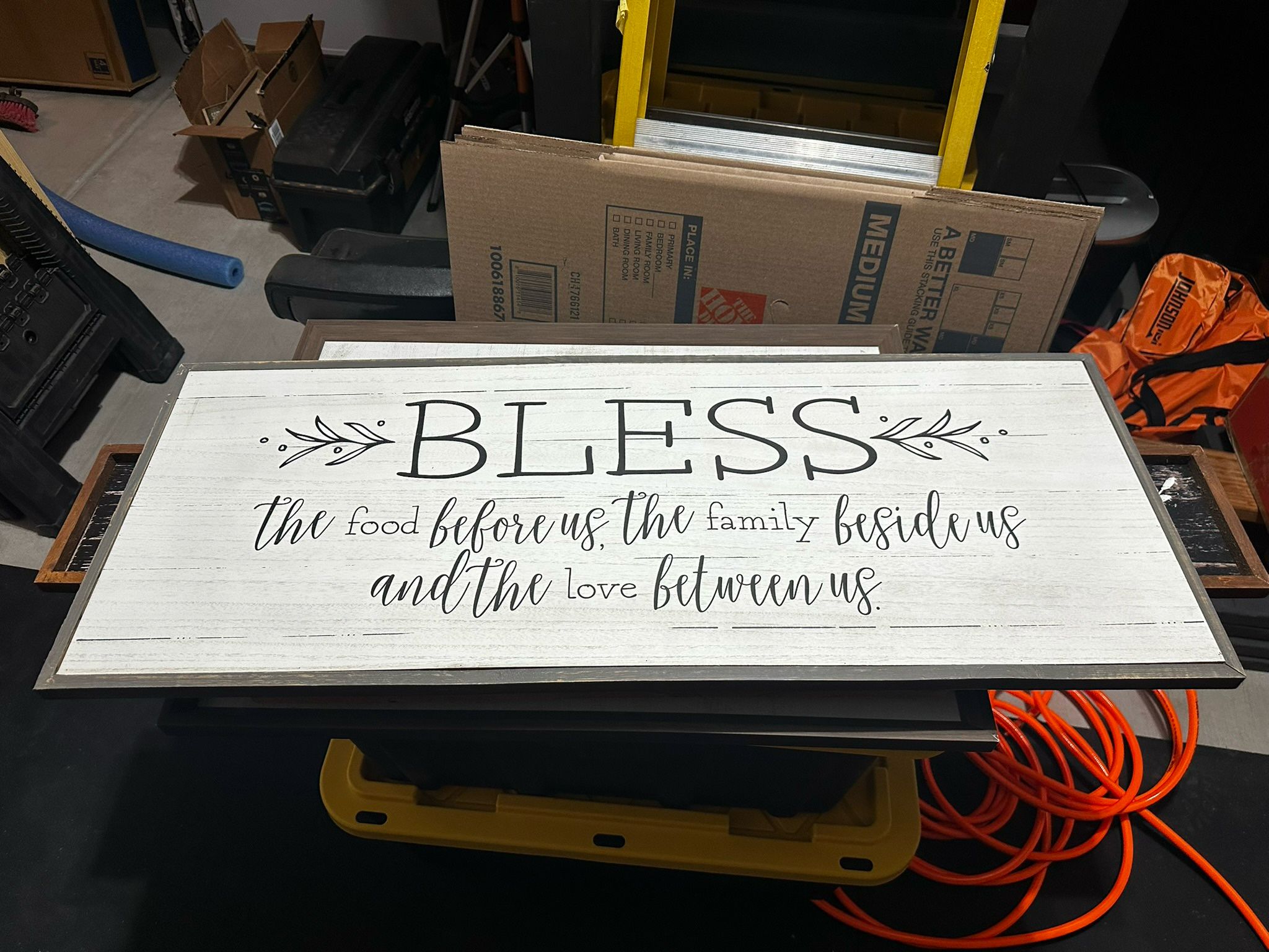 Bless This Food Before us Sign