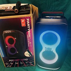 JBL Partybox Club Live 120 Portable Bluetooth Party Speaker w/ LED Lights, Wireless Microphone