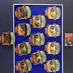 1993 Coca-Cola Denver Broncos NFL Football Pin Collection - Set Of 13