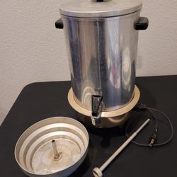 Vintage 12-30  Cup West Bend Coffee Maker Electric Percolator