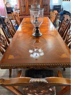 Dining Table + China