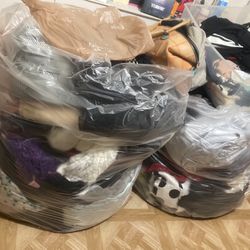 BAGS OF CLOTHES 