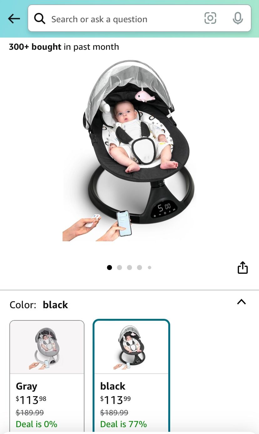 Electric Baby Swing