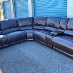 Power Reclining Sectional Couch