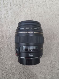 Canon EF 85mm F1.8 USM camera lens!