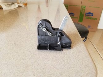 Garage door opener carriage.