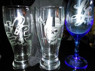 Personalize glass