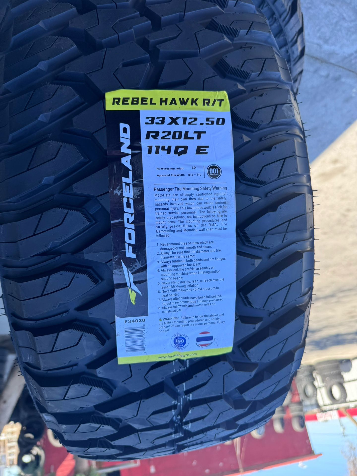 33x12.50R17 Forceland Truck Tires