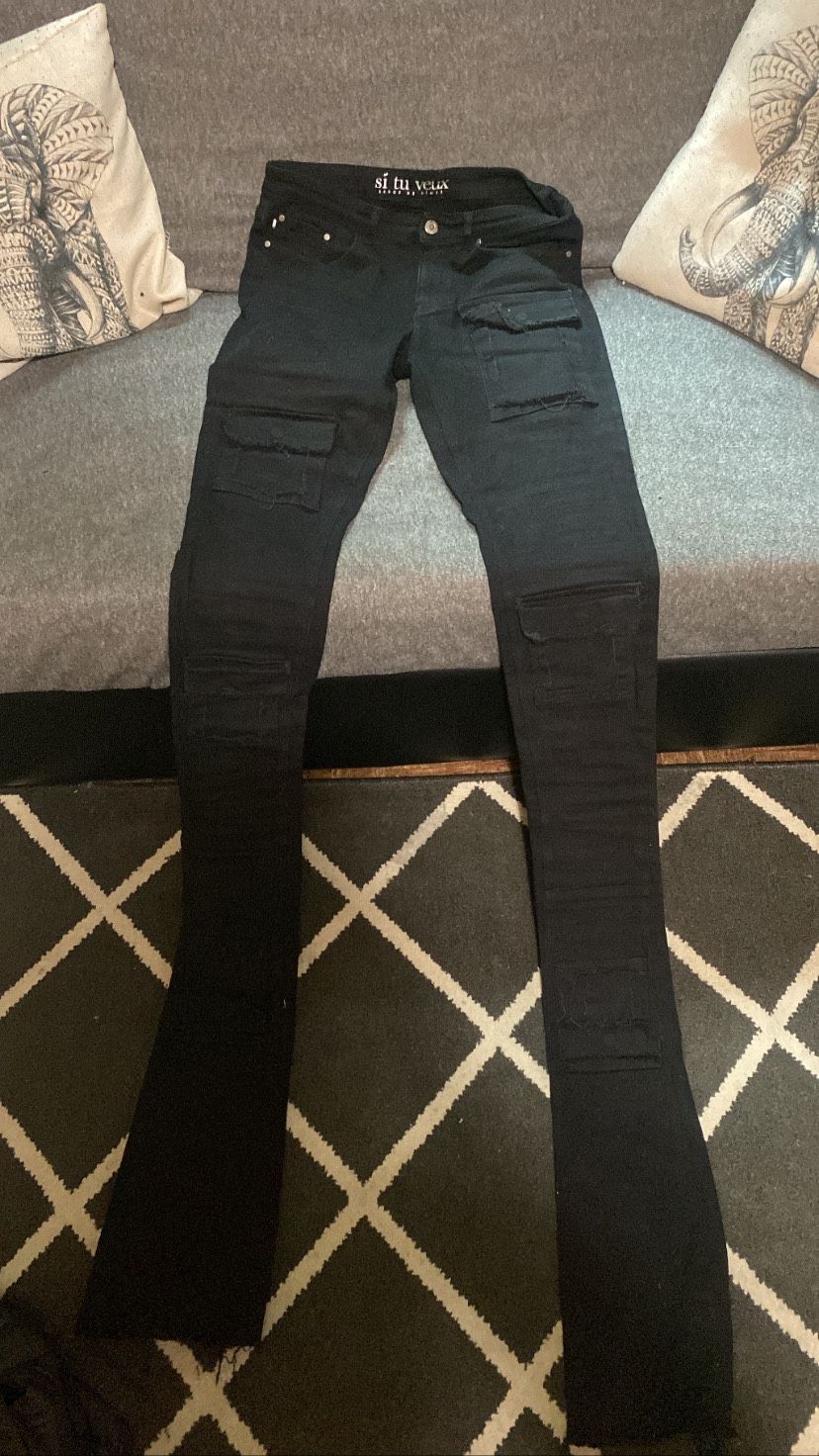 Stacked Jeans
