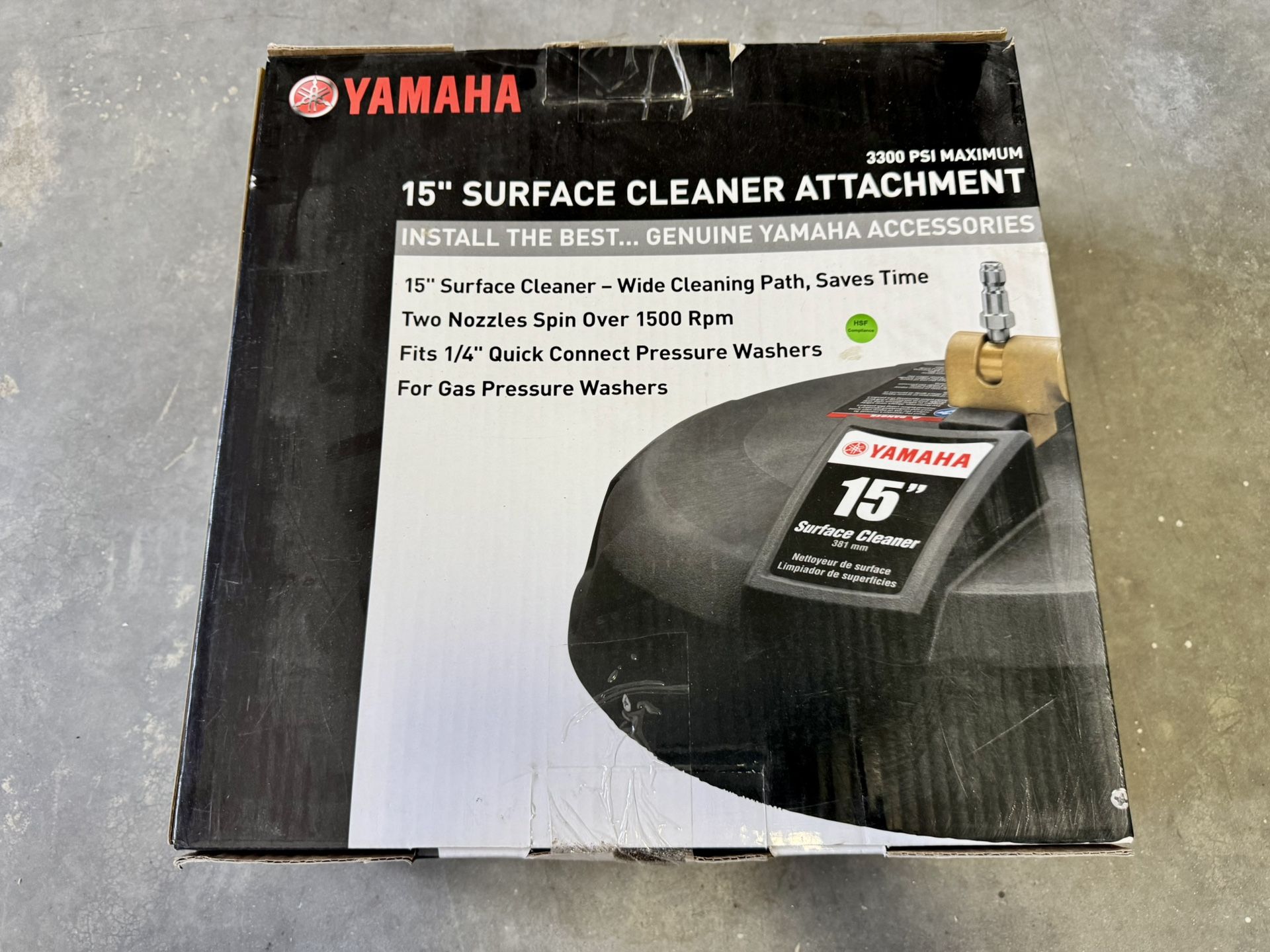 Yamaha Pressure Washer Surface Cleaner
