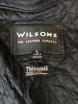 Leather biker jacket