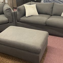 SOFA CHAIR OTTOMAN 🤑✅AVAILABLE TODAY!