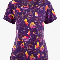 Dickies Halloween Scrub  Top  3x