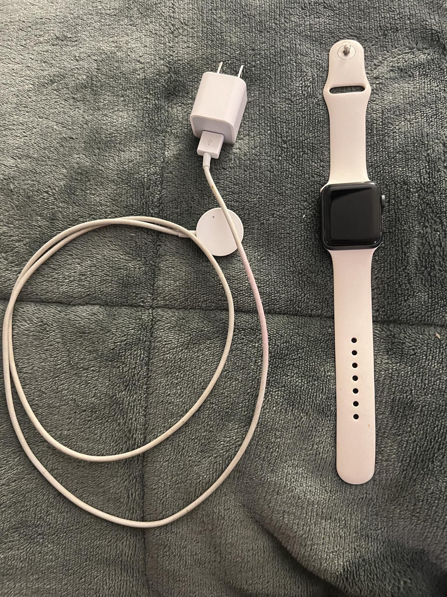 Series 3 Apple Watch And Charger 