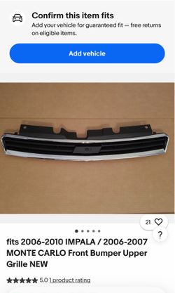 Chevy Impala front grill