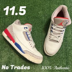 Size 11.5 Air Jordan 3 Retro “International Flight” ✈️ 