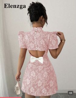 Pink Puff Dress