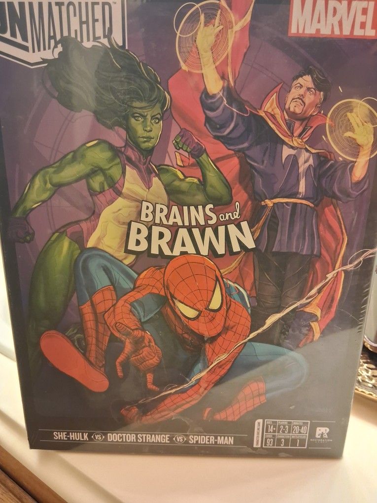 "NEW" Marvel Unmatched: Brains & Brawn
