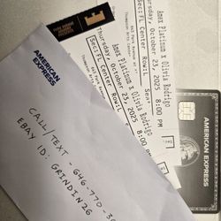 American Express Platinum ™ x An Evening with Olivia Rodrigo Concert Tickets - 10/23/25 8PM