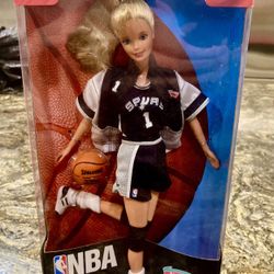 1998 NBA San Antonio SPURS Barbie Mattel Authentic NBA team uniform NEW IN BOX