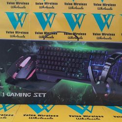 ZoneOne Gaming keyboard +mouse +head set