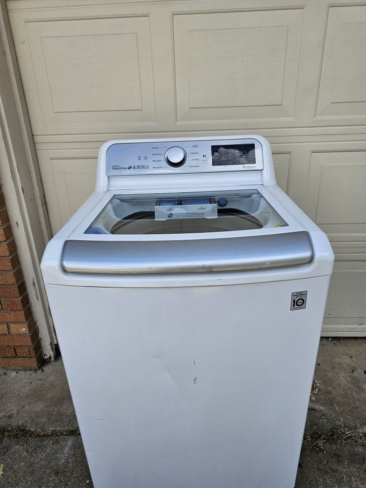 LG WASHER XL CAPACITY 5.3 CU GOOD CONDITION HEAVY DUTY DELIVERY AVAILABLE WE DO REPAIRS