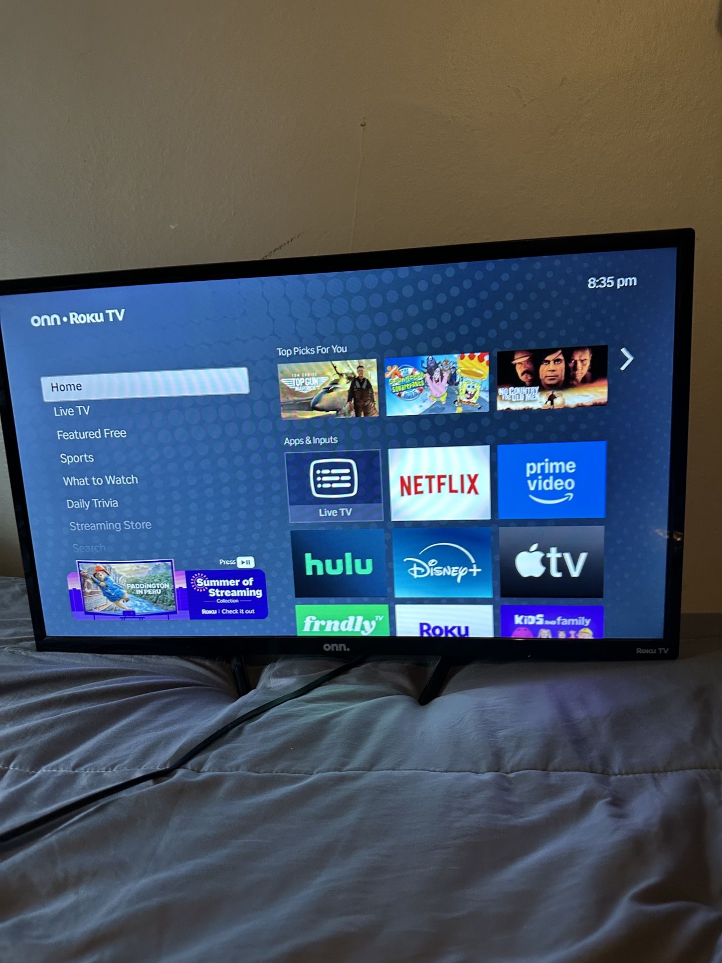 31 inch Roku TV Nice HD picture with remote. Trades welcome