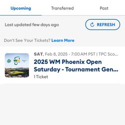 Waste Management Saturday Ticket