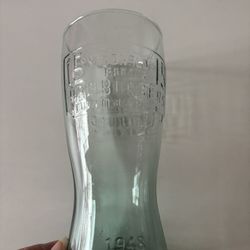 vintage mcdonalds glass 1948 on glass 15 Cent Mcdonalds Famous Hamburgers