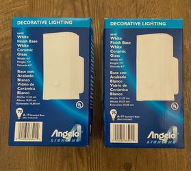 2 Light fixtures 7.5”x4” new