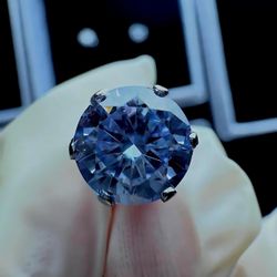 Custom 8mm 4Ct Lilac/Purple Diamond Studs